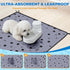 2 Pack 48''x60'' 8 Fostanfly Non-Slip Washable Pee Pads for Dogs, Extra Large Ultra-Absorbent and Leak-Proof Reusable