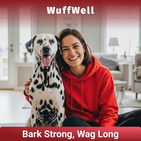 Immune WuffWell Turkey Tail Mushroom Supplement for Dogs - Support Mushrooms - Dog Mushroom Supplements for Health