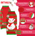 Dog Christmas Sweater Cute Snowman Costume for Small Medium Large Dogs - XXS, Red Green Stripe Snowman