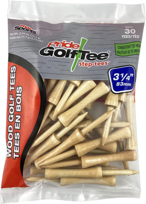 Pride Step Tee, 3-1/4 Inch, 50 Count