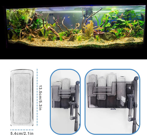 Create idea 4Pcs Aquarium Filter Replacement for XP-05 XP-09 XP-011 XP-013 Activated Carbon Cartridges