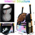 Youth Baseball Bag - Softball Bat Bag with Vented Shoe Compartment, Fence Hook, for Batting Gear, Helmet, TBall