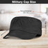 Syhood 3 Pieces Cadet Army Caps - Adjustable Flat Caps Unisex Military Army Hat