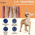 (3-4 Inch, 12 Count) Amazing Dog Treats - Beef Trachea Rings -Premium Dog Chews- Great for Small Size Dogs - Excellent