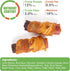 MON2SUN 3 Inch 21.16oz Rawhide Free Dog Treats, Triple Flavor Chicken Wrapped Duck and Beef Rolls for Small Dogs