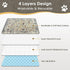 SCLOSE 72" 72" Washable Pee Pad for Dogs Extra Large, x Reusable Puppy Pads Waterproof Dog Rugs, Super Absorbent