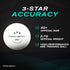 PRO SPIN 3-Star Premium White Ping Pong Balls, High-Performance 40+ ABS, Ultimate Durability for Indoor & Outdoor