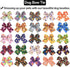 100pcs Halloween Dog Bow Ties Bulk Adjustable Neckties for Small Medium Dogs, 25 Set Pumpkin Patterns for Party Holiday