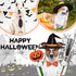 120 Pieces Halloween Pets Dog Bow Tie, Adjustable Dog Ties Collar for Dogs Cats, Pumpkin Grooming Accessories
