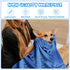 Tatuo 12 Pcs Microfiber Dog Grooming Towels - 28 x 55 Inch, Quick Drying Bath Towels for Small Medium Large Dogs (Blue,