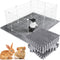 RUBYHOME 12 Pcs 11.8" x 11.8" Guinea Pig Cage Mat Washable, Reusable Guinea