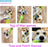 Tug of War Dog Toy for Small Breeds, 4-Pack Rope with Ball Attached for Interactive Play, Puppy Gift