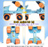 SULIFEEL Kids Adjustable Quad Roller Skates, Beginner Roller Skates for Girls and Boys Age 2-5 Years