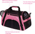 Soft-Sided Pet Carrier for Small Medium Cats Dogs, Airline Approved up to 15 Lbs (Medium, Pink)