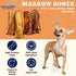 5-6 Inch (4 Count) Amazing Dog Treats - Meaty Beef Marrow Bones - Best for Dogs - Long Lasting Chew - Filled Marrow