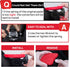 Peloton Bike Compatible Pedals for Regular Shoes, Extra Large Fit Replacement Adapter, Flat Platform Clipless Exercise
