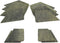 New Billiards Set of 12 Pool Table Cushion Facings - Rail Bumpers