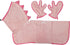 Pink Dino Microfiber Bath Robe for Dogs and Cats - Medium Size
