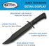 SZCO SUPPLIES 15" Outdoor Survival Black Tech Bowie Blade Knife by SZCO Supplies