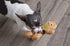 goDog Christmas Gingerbread Man Plush Dog Toy - Squeaky, Chew Guard Technology, Brown, Small