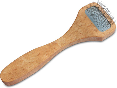 Mars Professional Tangle and Dematting Undercoat Slicker Grooming Brush, Stainless Steel Pins, Made in Germany