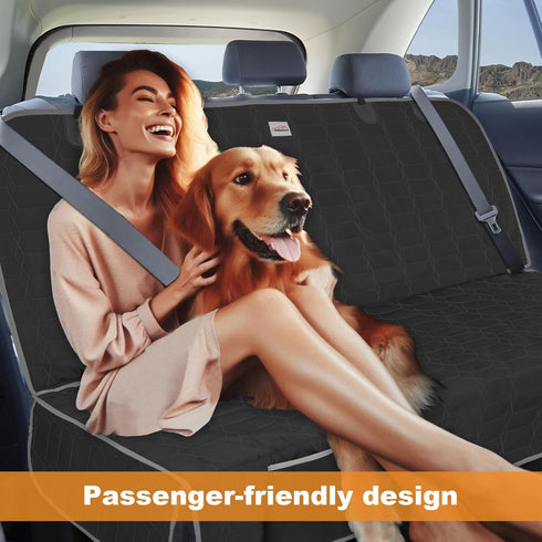 Reliadura Relidura Bench Seat Cover for SUV Waterproof Seat Covers for Dogs in Car Non-Slip Dog Car Seat Cover for Back