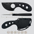 Hunting Survival Knife 6.5" - Full Tang Fixed Blade Knives with Extra FRN Handle Scales for Camping Gear