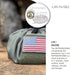 Lay-n-Go Defender Mini Gear Accessory Storage Bag with Pockets for Travel, Military, 16 inch, Green