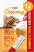Catit Creamy Lickable Cat Treat, Healthy Chicken & Liver Treat, 12 Pack