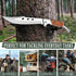 MADSABRE Tactical Folding Knife with Sheath, 12.7-in Long Blade, Rosewood Handle, Outdoor Pocket EDC Hunting Tool