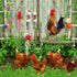 14PCS Chicken Toys for Coop Accessories - Longer Chain Chicken Swing, Chicken Toy for Hens in Coop, Chicken Perch