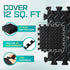Yes4All 12, 16, 36 SQ. FT Puzzle/Interlocking Exercise Mat Tiles for Home Gym, Exercise EVA Foam Floor Padding with Border for Workout Equipment by Yes4All
