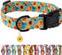 Faygarsle Dog Collar - Cute Light Green Puppy Collars with Sunflower Pattern for Small Medium Large Dogs, Spring Summer