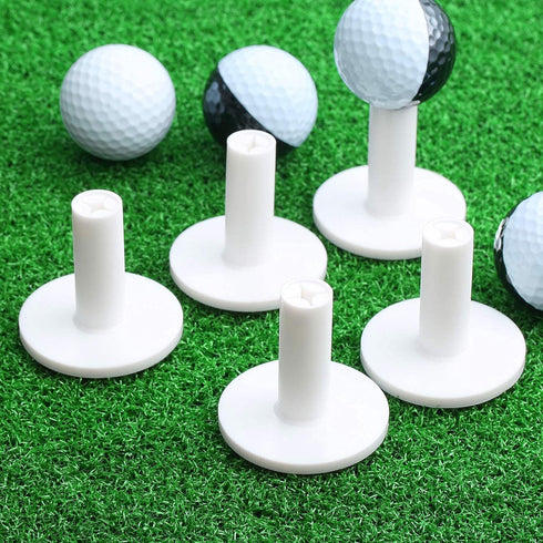 MUXSAM Golf Rubber Tee Holder, 5-Pack 2" Golf Mat Tees for Indoor Outdoor Practice