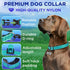 TECEUM Reflective Pet Collar – Aquamarine – M – Extra Soft Padding – Basic Nylon Dog Collar – Quick Release Buckle – Fits Small, Medium and Large Dogs, Puppies, Cats – ESA & Service Dog Options