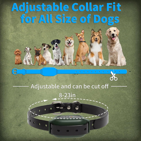 Dog Training Collar with Remote - Waterproof Shock Collar for Large Medium Dogs, Upgraded 3300Ft E Collar with 3