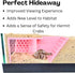Hermit Crab Underground Tunnel Cave Corner | Hermit Crab Climbing Tank Decor Hide Hideout | Hermit Crab Habitat