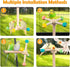 FrgKbTm Rotating Bird Perches Toy, Interactive Spinning Parrot Parakeet Toys, Wooden Exercise Stand Bird Cage
