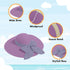Straw Sun Hat for Women, Wide Brim UPF 50+ UV Protection Cap with Bow, Packable Beach Hat