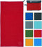 ECCOSOPHY Microfiber Beach Towel Quick Dry Gym Towel, Highly Absorbent with Ribbed