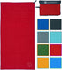 ECCOSOPHY Microfiber Beach Towel Quick Dry Gym Towel, Highly Absorbent with Ribbed