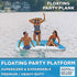 3-in-1 Aqua Fold & Go Tanning Pool Float, Mat and Tanning Pool Lounger Padded Mat for Land or Water with Carry Strap