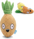 Barkbox 2 in 1 Interactive Plush Dog Toy - Rip and Reveal for Small Dogs - Penny The Pineapple