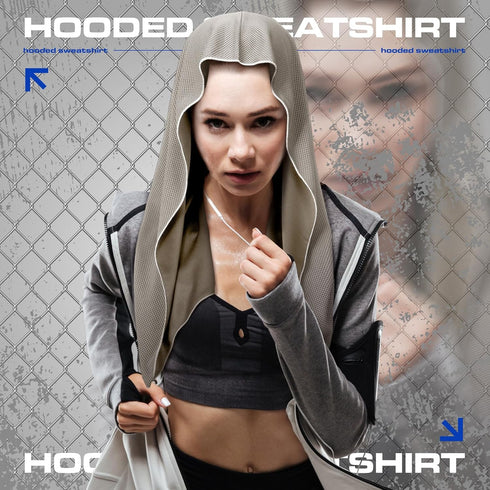 6 Bencailor Pcs Cooling Hoodie Towel for Face Sport Hood Towel Cooling Towels Neck Cooler Cooling Neck Wraps Soft