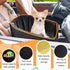 XIEEAOZEE 35 lbs, Dog Car Seat for Small Dogs, Memory Foam Booster Dog Seat for Dogs up to Elevated Pet Car Seat