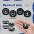 Relaxweex 100 20mm 4 Pcs Button Compass Bulk Mini Survival Compass Pocket Oil Filled Compass for Camping Hiking Boating