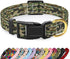 Reflective Cute Camouflage Dog Collar, Soft Nylon Adjustable Pet Collar for Small Dogs, Quick Release Buckle for