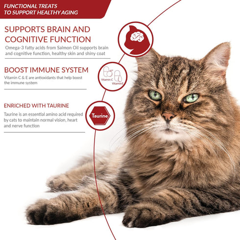 INABA Churu for Senior 10+: Creamy Lickable Cat Treats with Taurine, Vitamin E & C, 0.5 oz Each, 24 Tubes