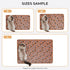 1 Pack 3 Blankets, Super Soft Fluffy Premium Fleece Pet Blanket, Medium (30x20 inch, Brown/Pink/White)