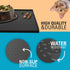 Waterproof Raised Edge BPA Free Silicone Pet Feeding Mat, 23x15, Dishwasher Safe for Cats & Dogs